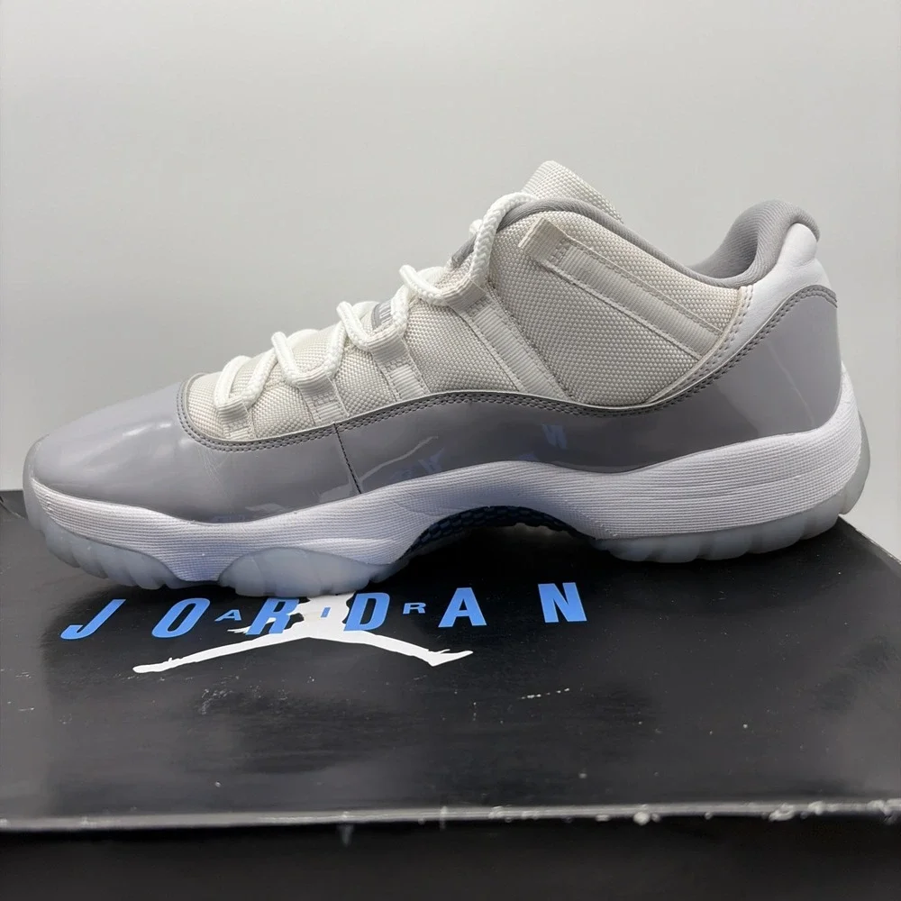 Size 12 - Air Jordan 11 Retro Low Cement Grey (AV2187-140)